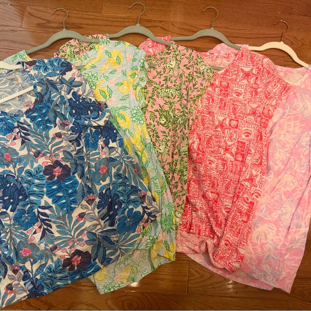 Lilly Pulitzer Etta Tees Size Large